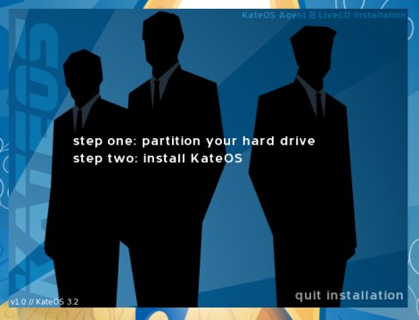 michaellarabel.com: KateOS 3.2: Installation Made Easy