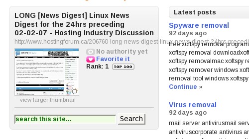 michaellarabel.com: Technorati Ranks All Blogs #1, Top 100